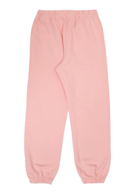 Pantalone bambina rosa in cotone PALM ANGELS | PGCH008C99FLE001/DELROSA